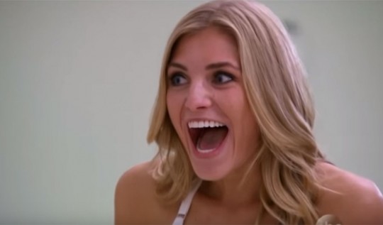 An excited Olivia from episode two.