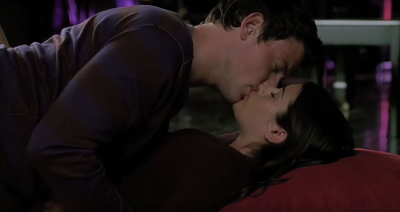 Rachel and Finn's First Kiss