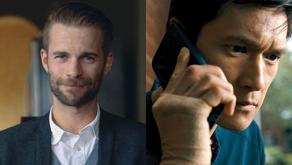 Chris Hartwell and Harry Shum Jr.