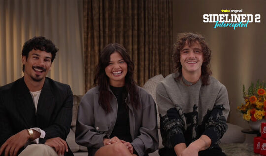 Siena Agudong, Charlie Gillespie, and Drew Ray Tanner