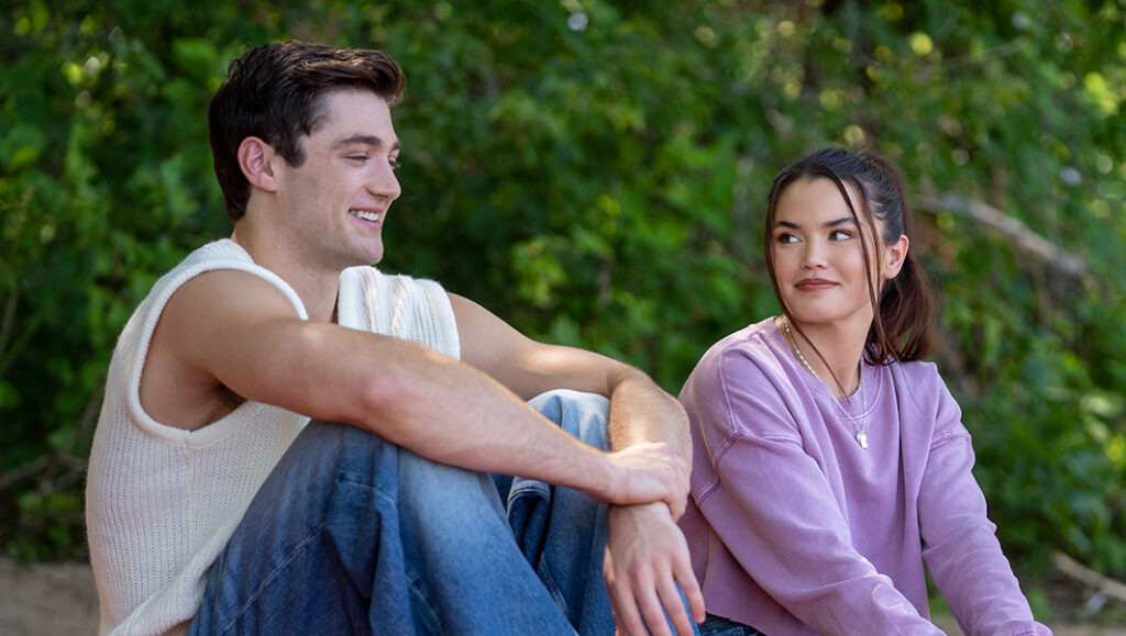 Paris Berelc and Asher Angel