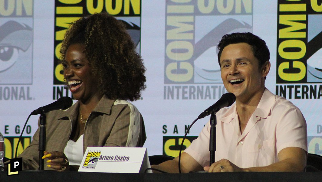 Arturo Castro and Teyonah PArris