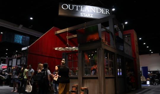 Outlander Starz booth