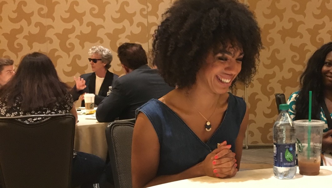 Pearl Mackie Doctor Who SDCC