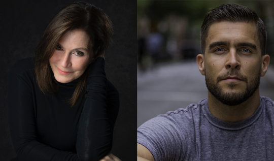 Gina O'Brien and Josh Segarra