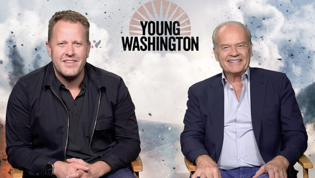 Jon Erwin and Kelsey Grammer