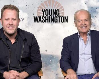 Jon Erwin and Kelsey Grammer